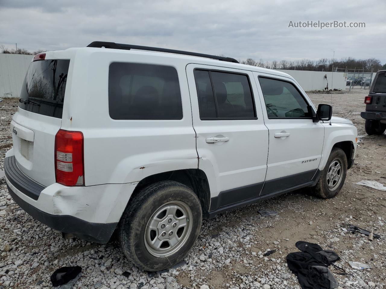 2016 Jeep Patriot Sport White vin: 1C4NJPBB2GD562673