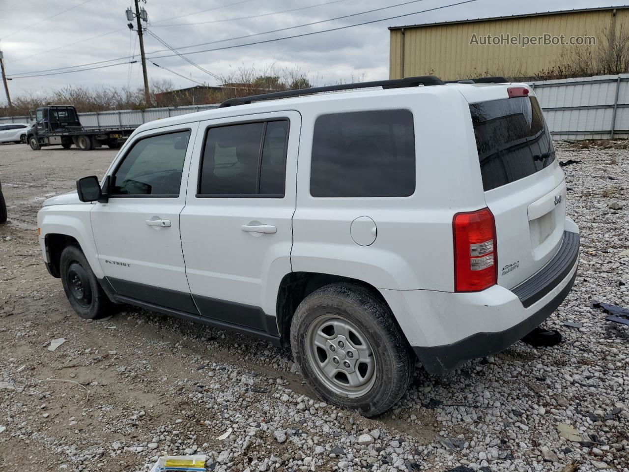 2016 Jeep Patriot Sport White vin: 1C4NJPBB2GD562673