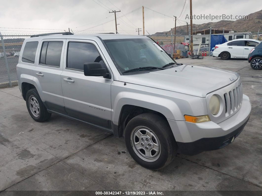 2012 Jeep Patriot Sport Серебряный vin: 1C4NJPBB3CD579010