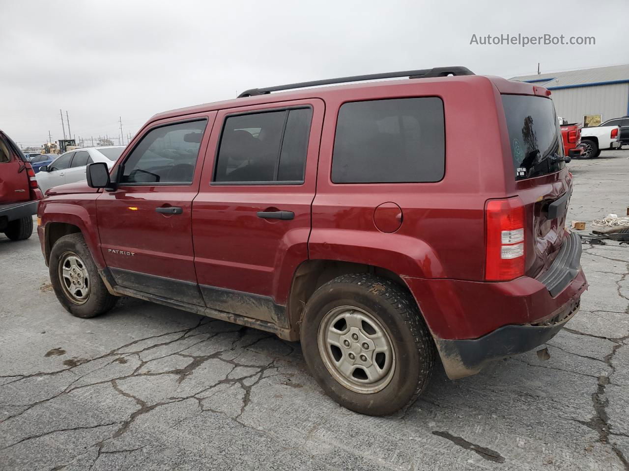 2016 Jeep Patriot Sport Maroon vin: 1C4NJPBB3GD569728