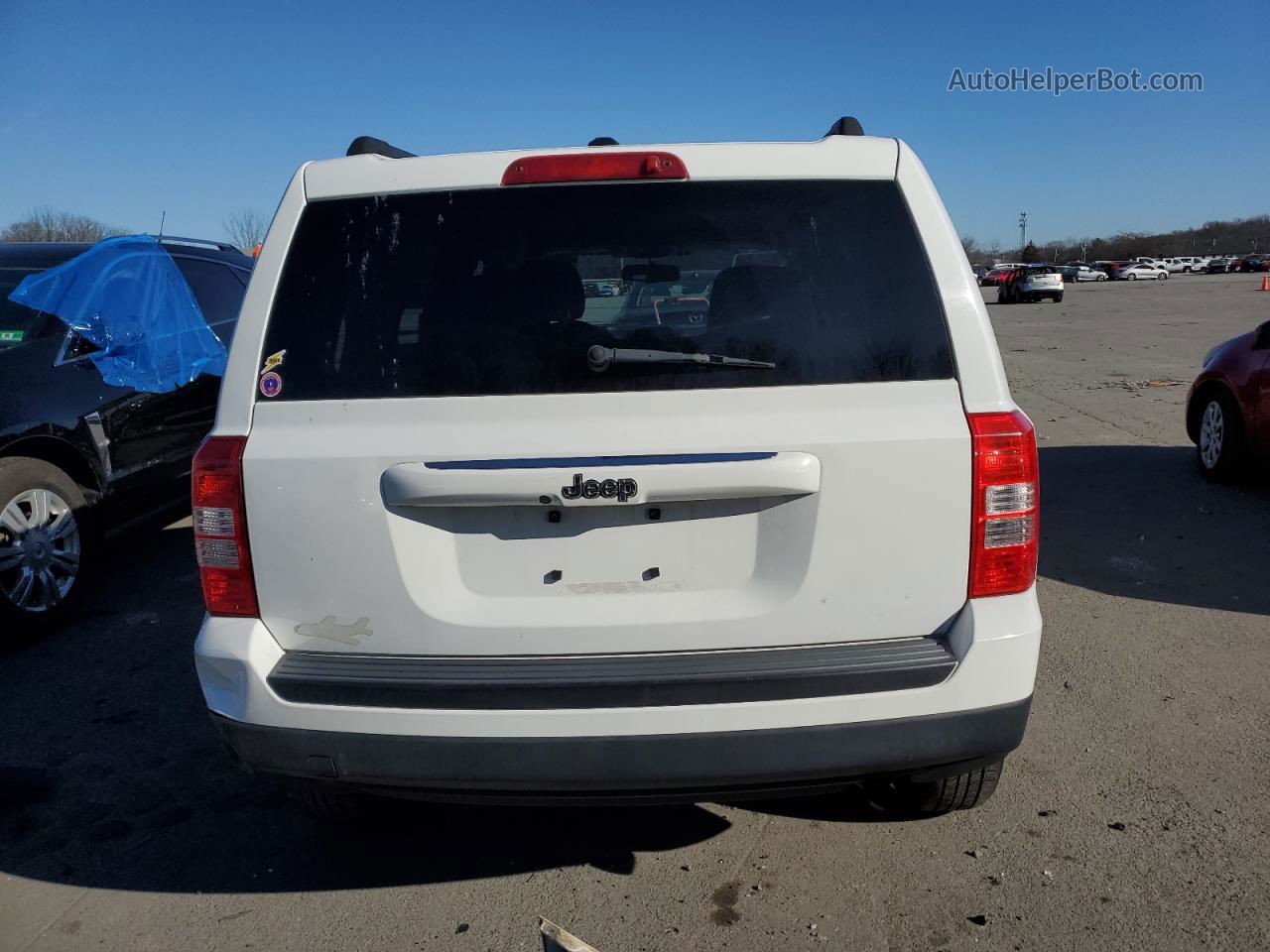 2016 Jeep Patriot Sport White vin: 1C4NJPBB3GD655704