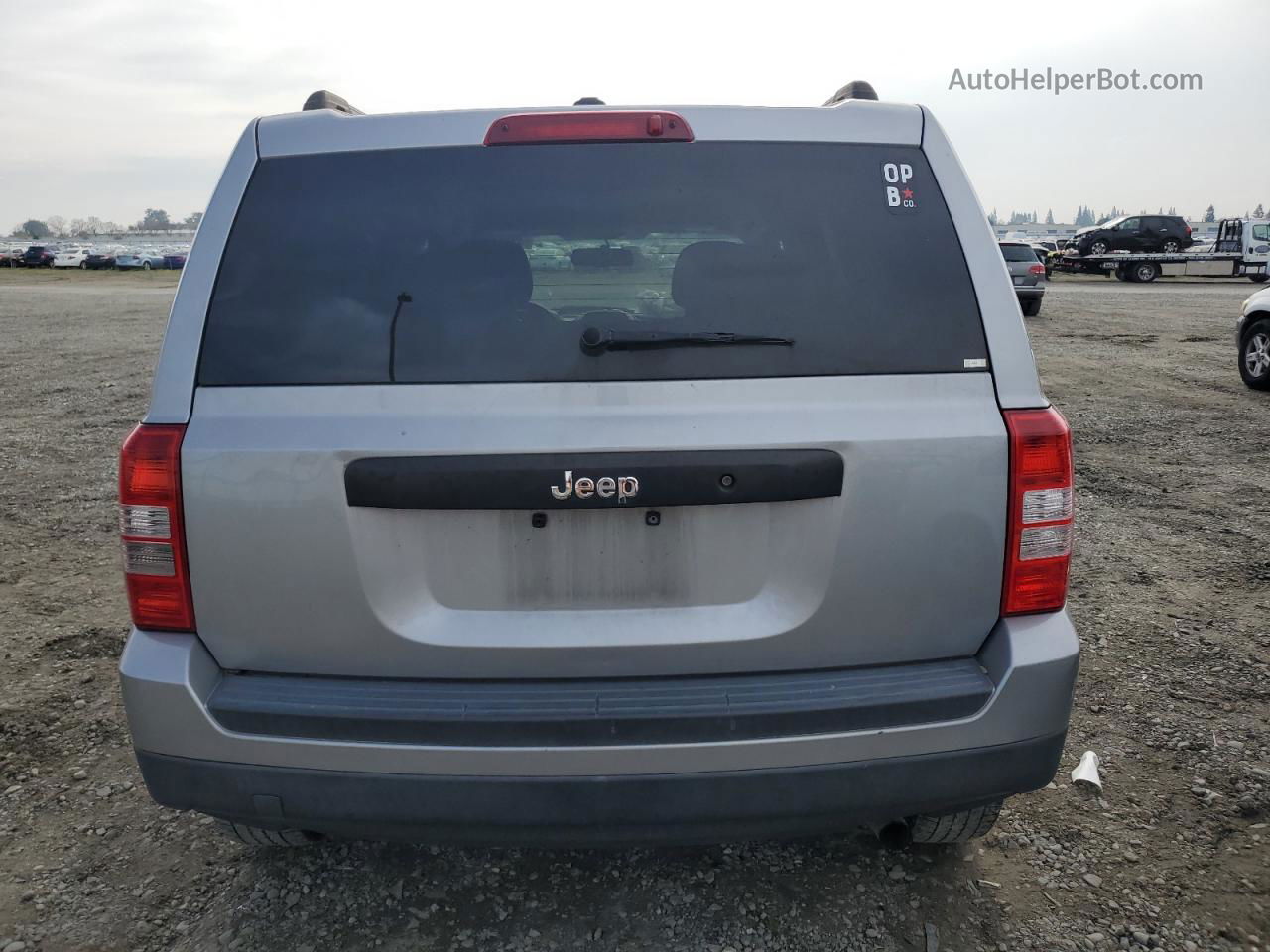 2016 Jeep Patriot Sport Silver vin: 1C4NJPBB3GD741384