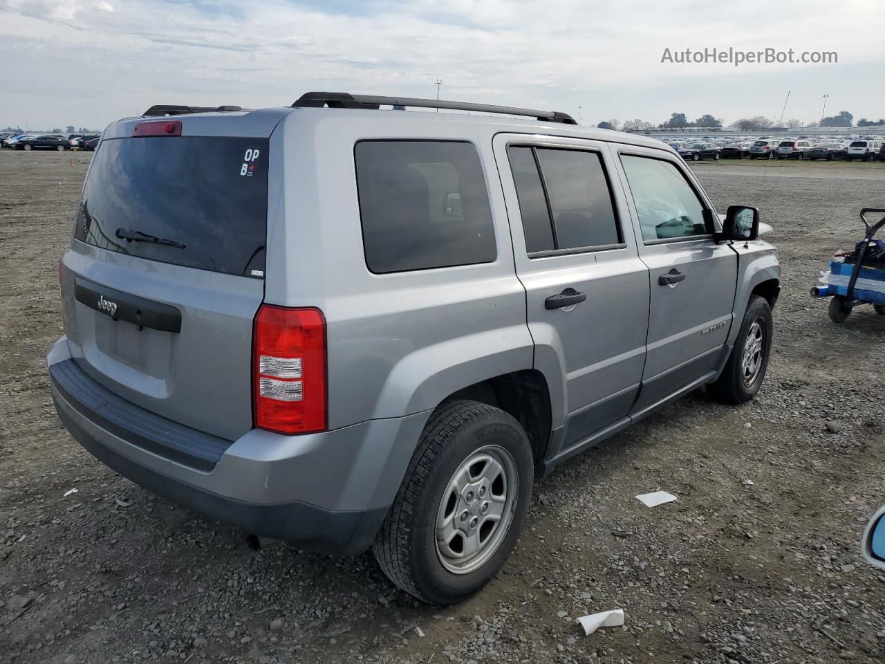 2016 Jeep Patriot Sport Silver vin: 1C4NJPBB3GD741384