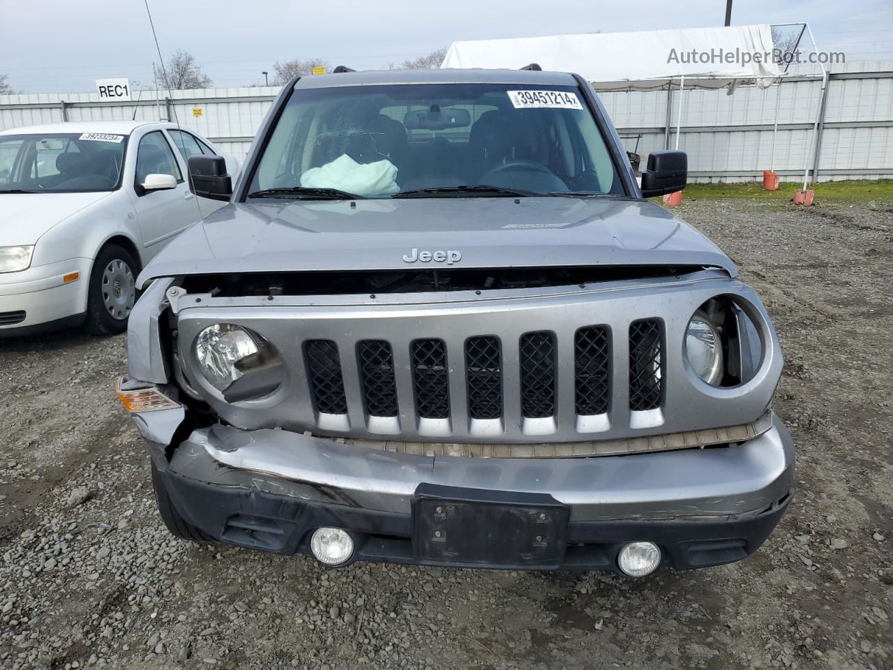 2016 Jeep Patriot Sport Silver vin: 1C4NJPBB3GD741384