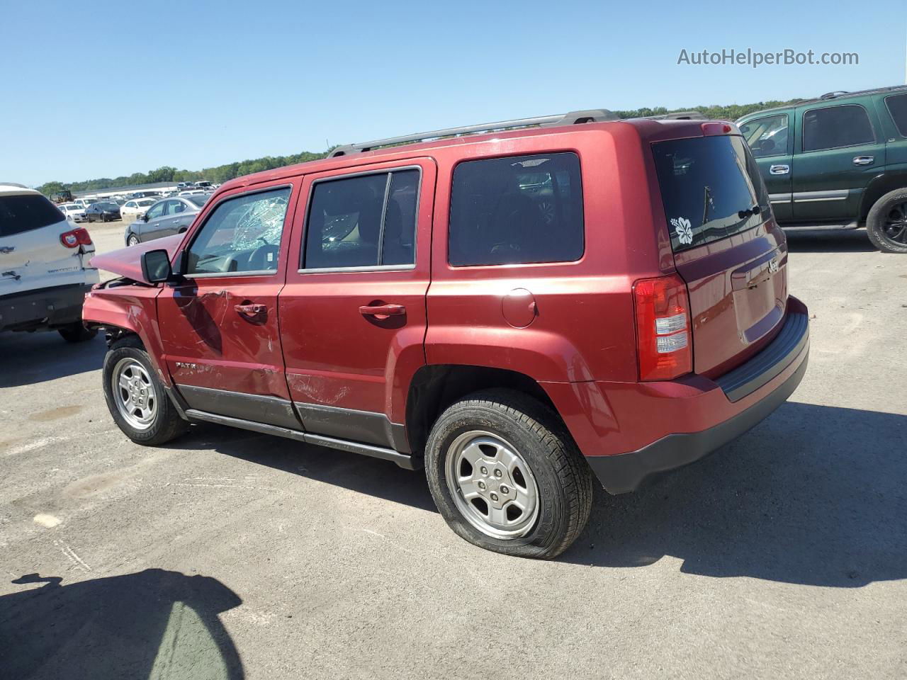 2014 Jeep Patriot Sport Красный vin: 1C4NJPBB4ED640707