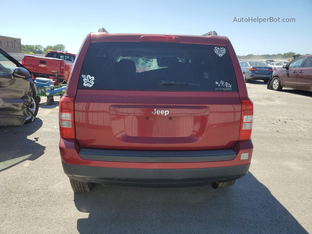 2014 Jeep Patriot Sport Red vin: 1C4NJPBB4ED640707