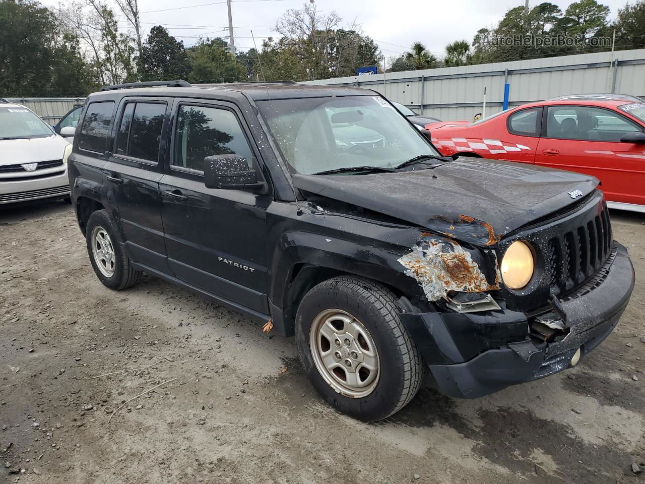 2014 Jeep Patriot Sport Черный vin: 1C4NJPBB4ED671231