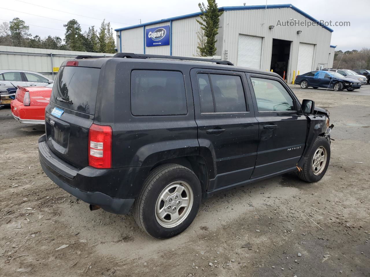 2014 Jeep Patriot Sport Черный vin: 1C4NJPBB4ED671231