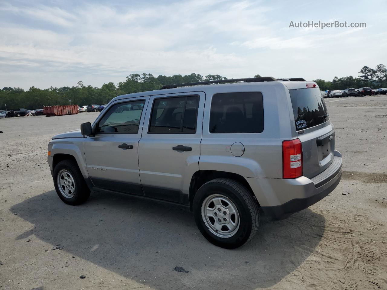 2016 Jeep Patriot Sport Silver vin: 1C4NJPBB4GD537323