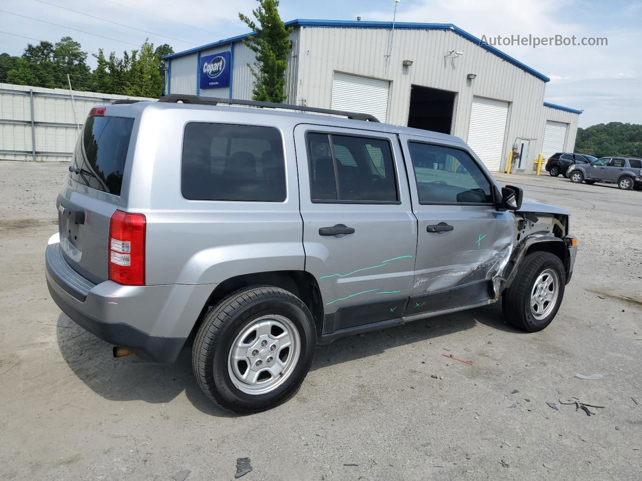 2016 Jeep Patriot Sport Silver vin: 1C4NJPBB4GD537323