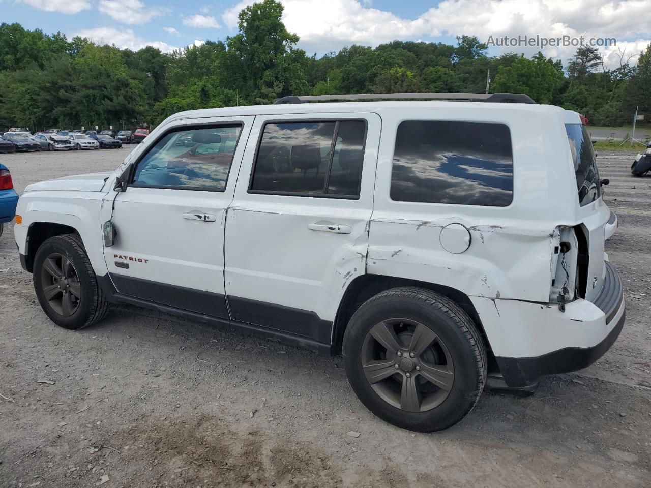 2016 Jeep Patriot Sport White vin: 1C4NJPBB4GD738266