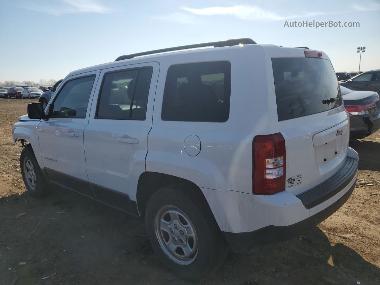 2016 Jeep Patriot Sport White vin: 1C4NJPBB4GD808686