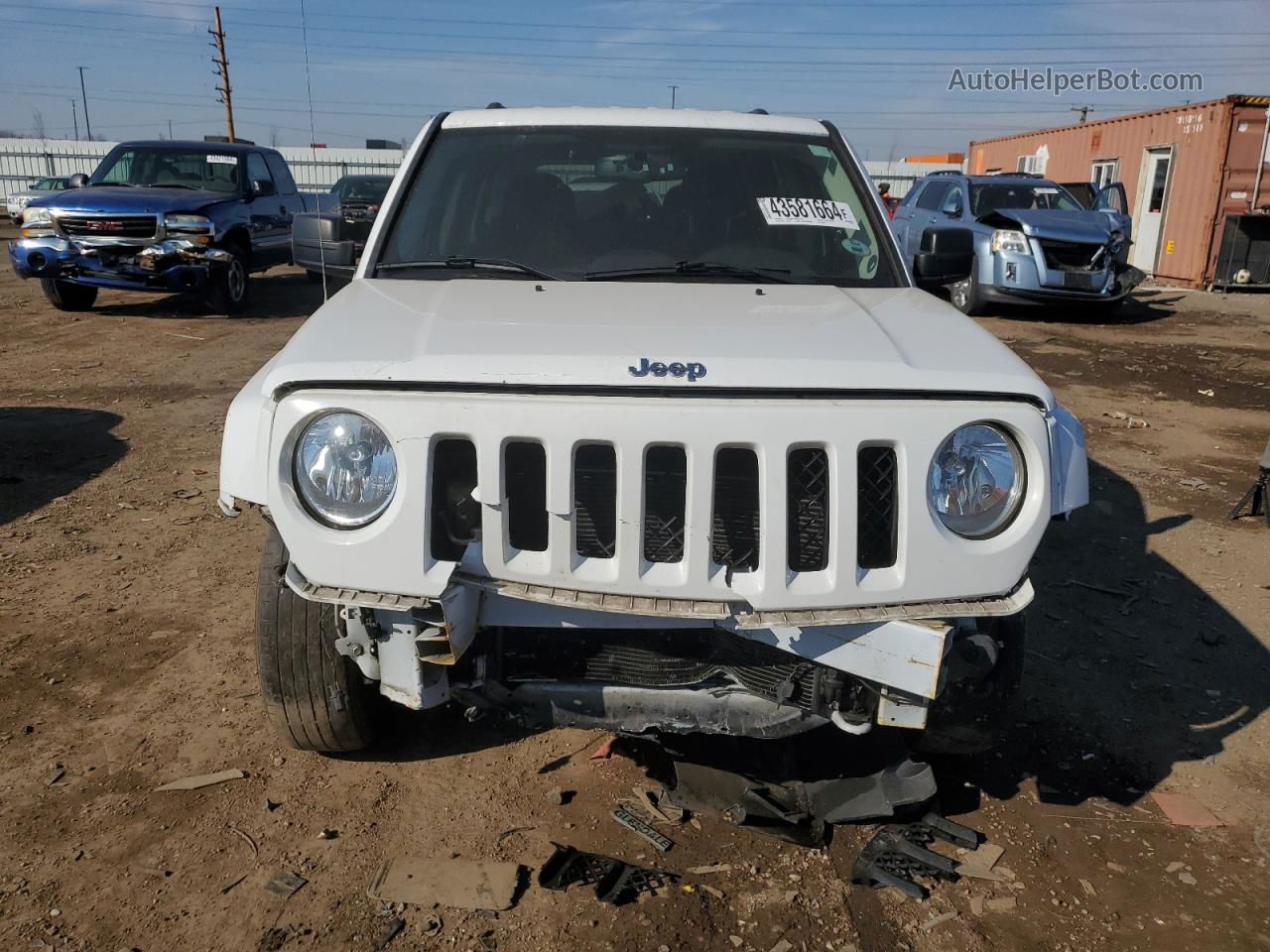 2016 Jeep Patriot Sport White vin: 1C4NJPBB4GD808686