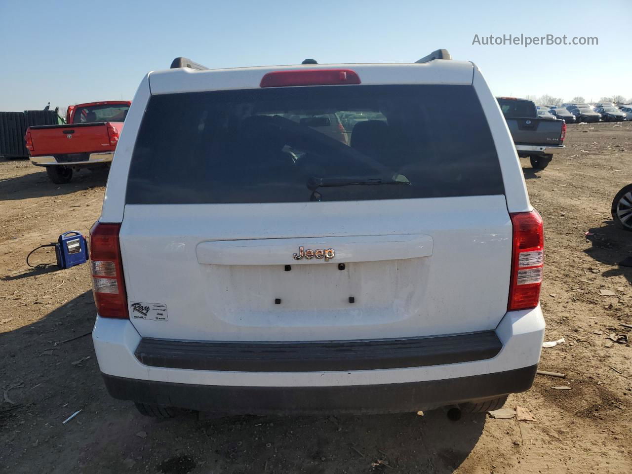 2016 Jeep Patriot Sport White vin: 1C4NJPBB4GD808686