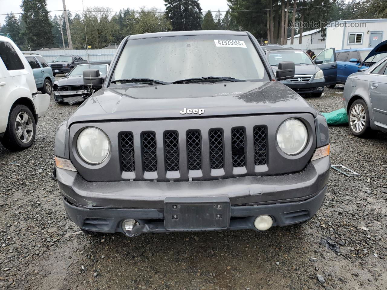 2014 Jeep Patriot Sport Gray vin: 1C4NJPBB5ED905540