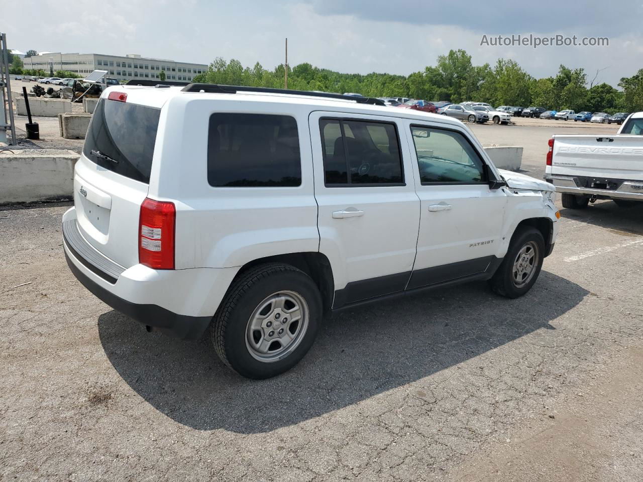 2016 Jeep Patriot Sport White vin: 1C4NJPBB5GD526119