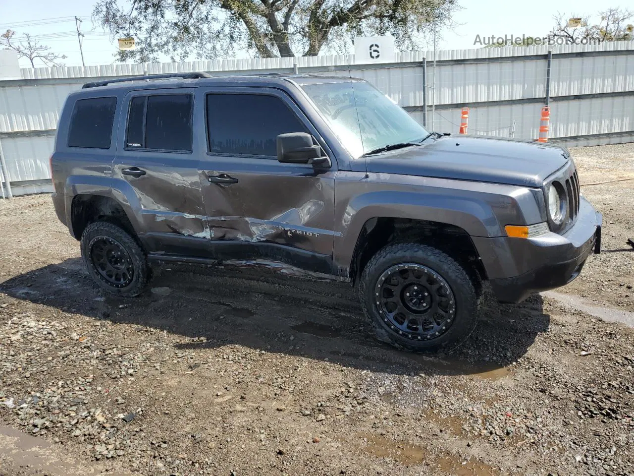 2016 Jeep Patriot Sport Gray vin: 1C4NJPBB5GD602311