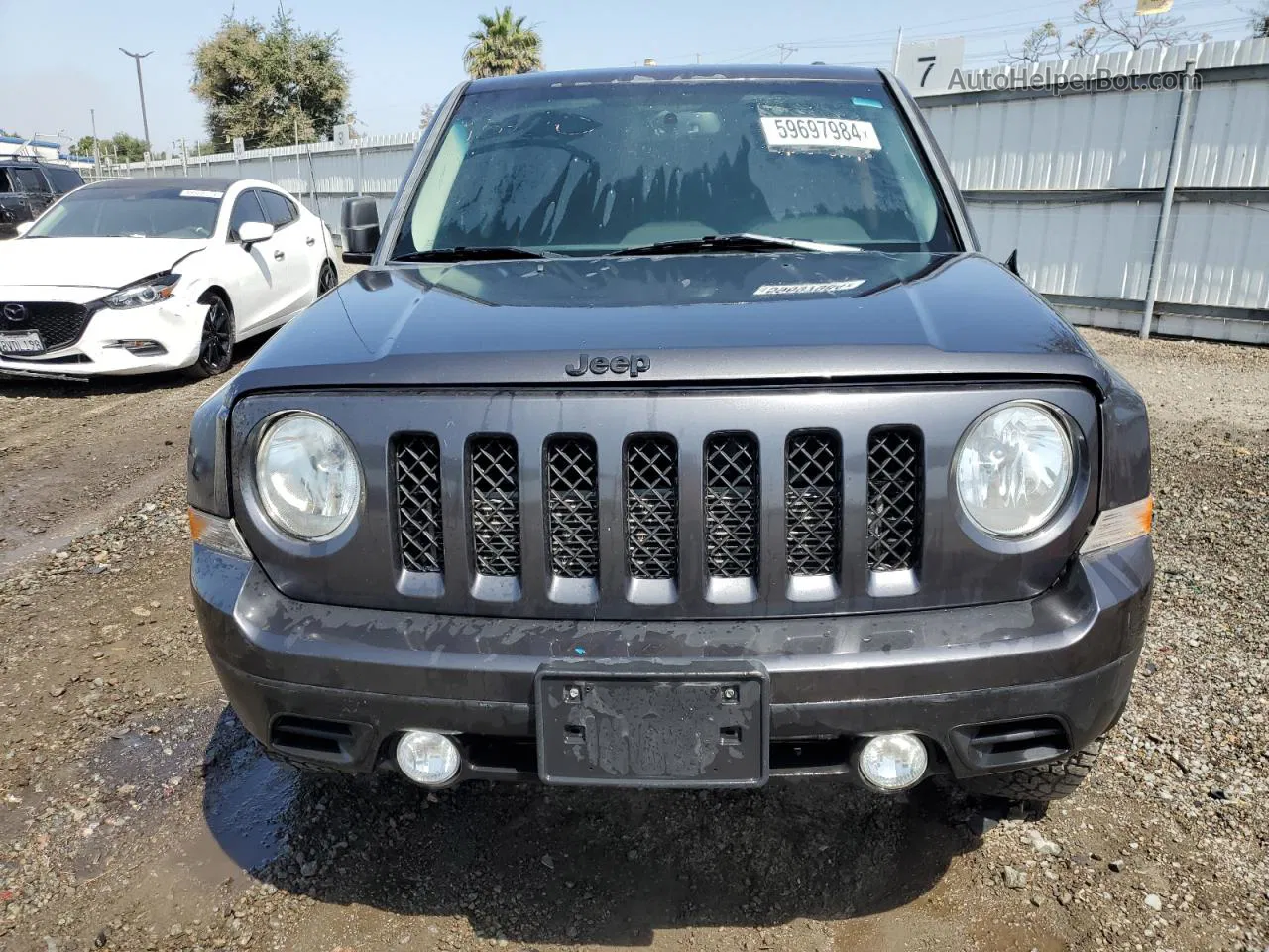 2016 Jeep Patriot Sport Серый vin: 1C4NJPBB5GD602311