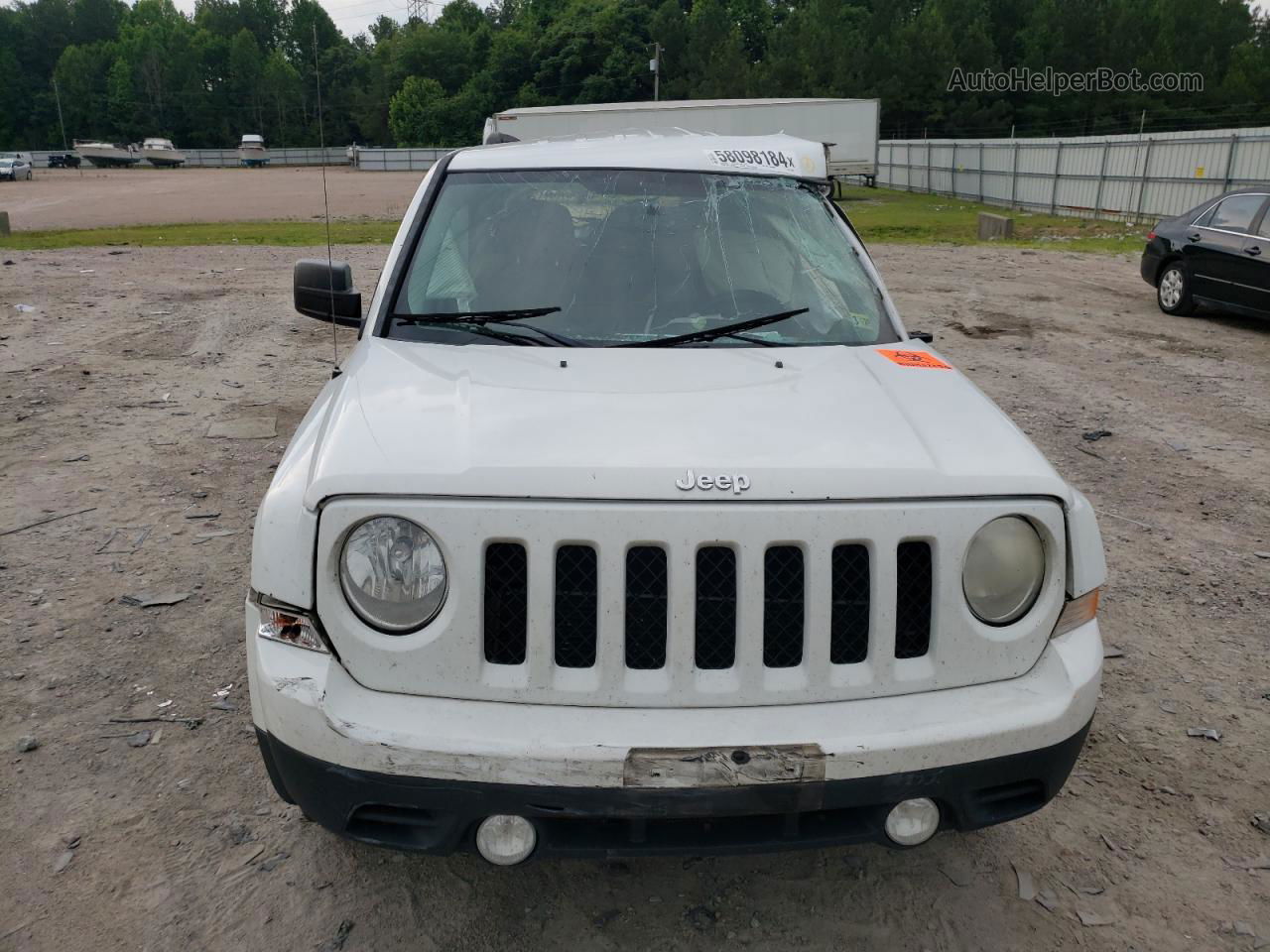 2016 Jeep Patriot Sport White vin: 1C4NJPBB5GD676229