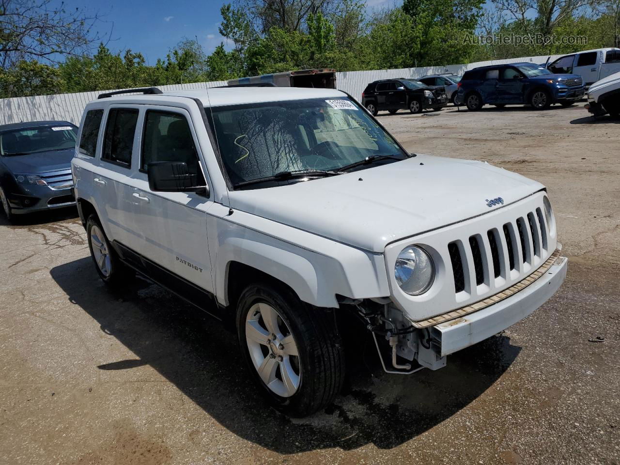 2016 Jeep Patriot Sport White vin: 1C4NJPBB5GD774936