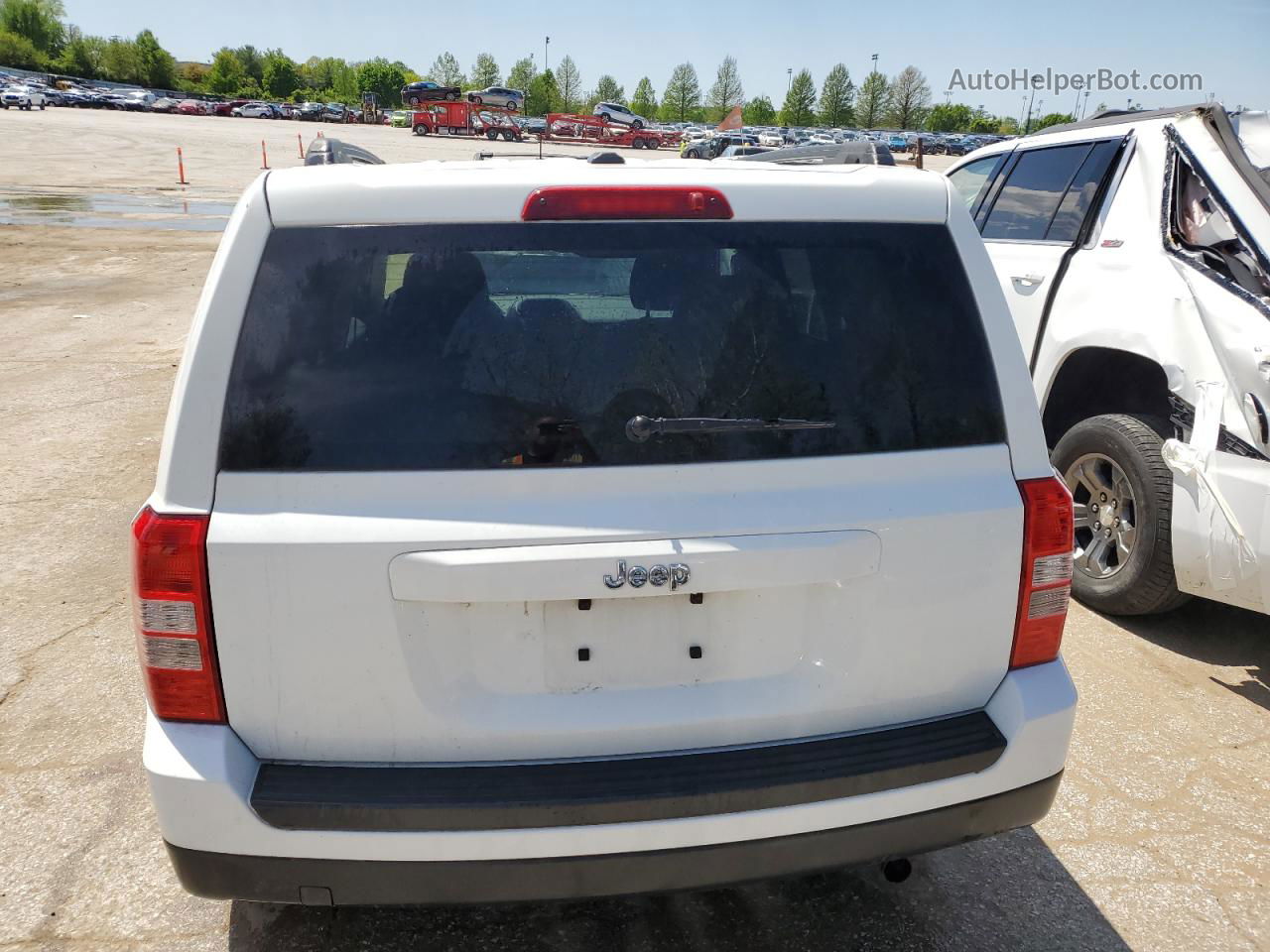 2016 Jeep Patriot Sport White vin: 1C4NJPBB5GD774936