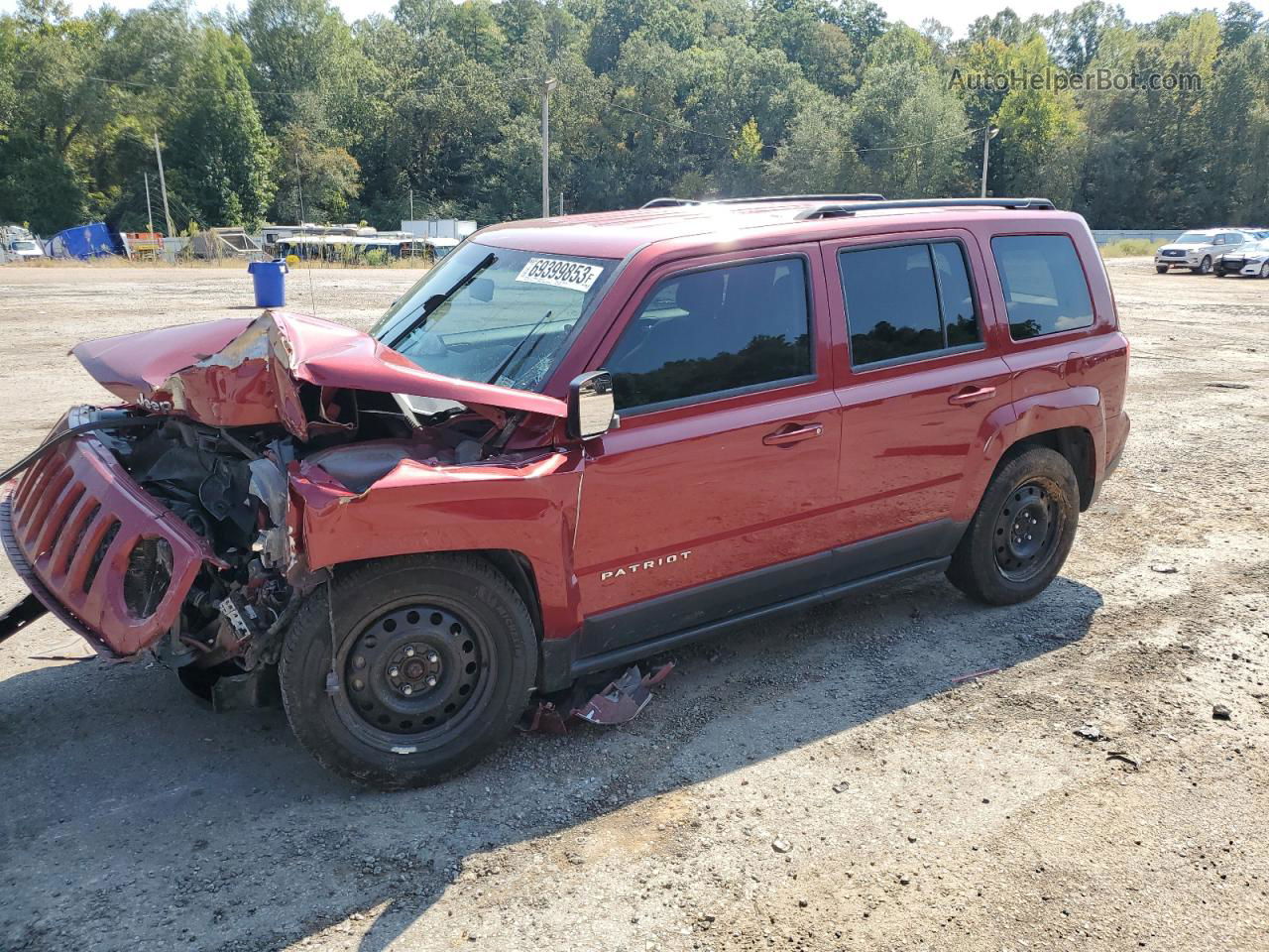 2016 Jeep Patriot Sport Бордовый vin: 1C4NJPBB5GD776816