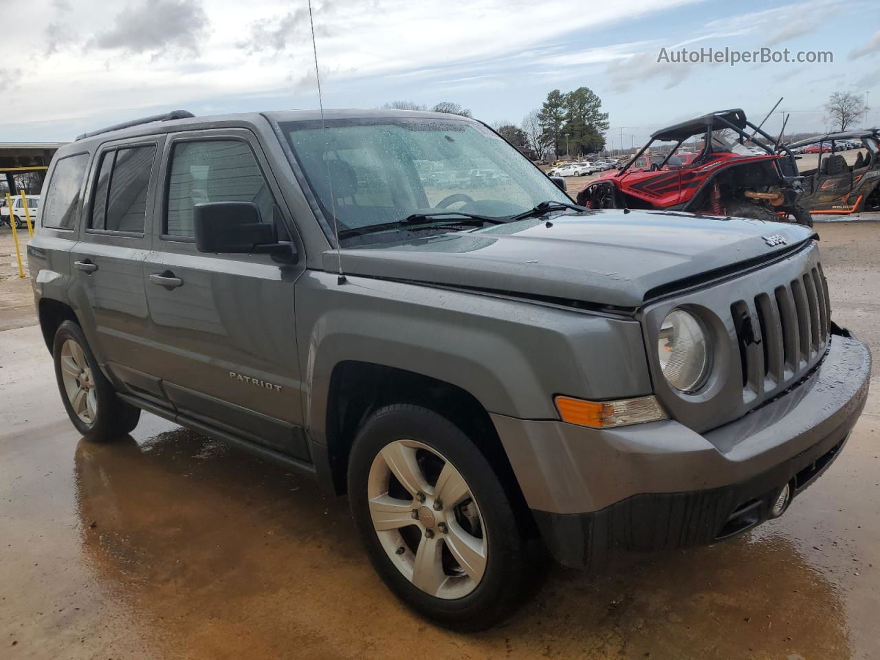 2012 Jeep Patriot Sport Gray vin: 1C4NJPBB6CD507430