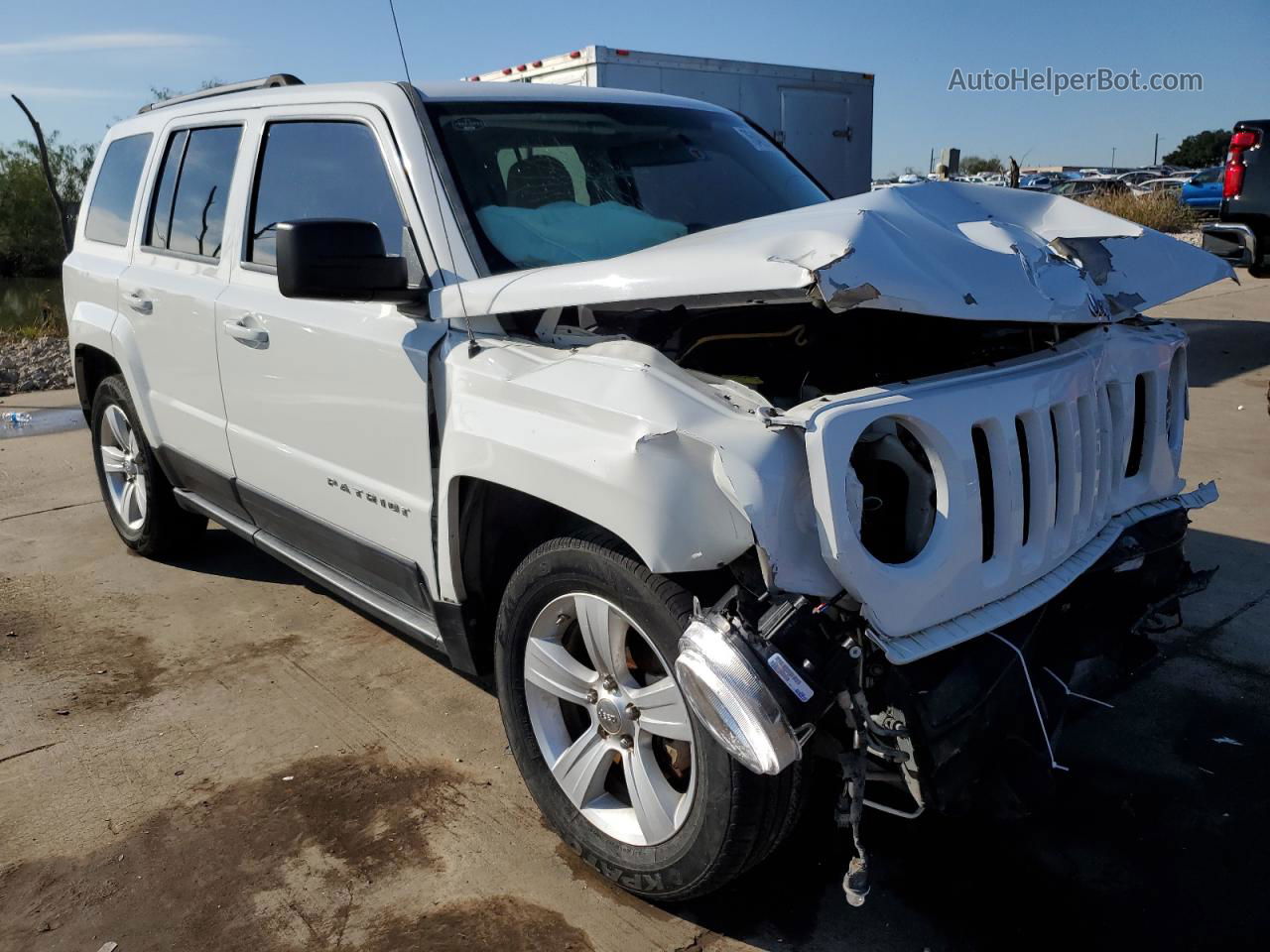 2012 Jeep Patriot Sport Белый vin: 1C4NJPBB6CD579504