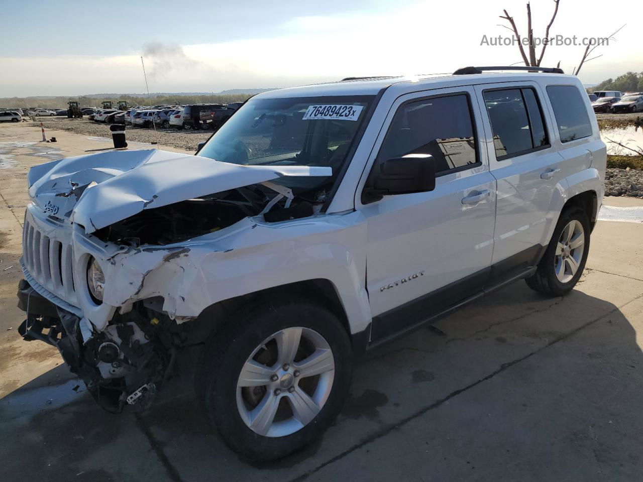 2012 Jeep Patriot Sport Белый vin: 1C4NJPBB6CD579504