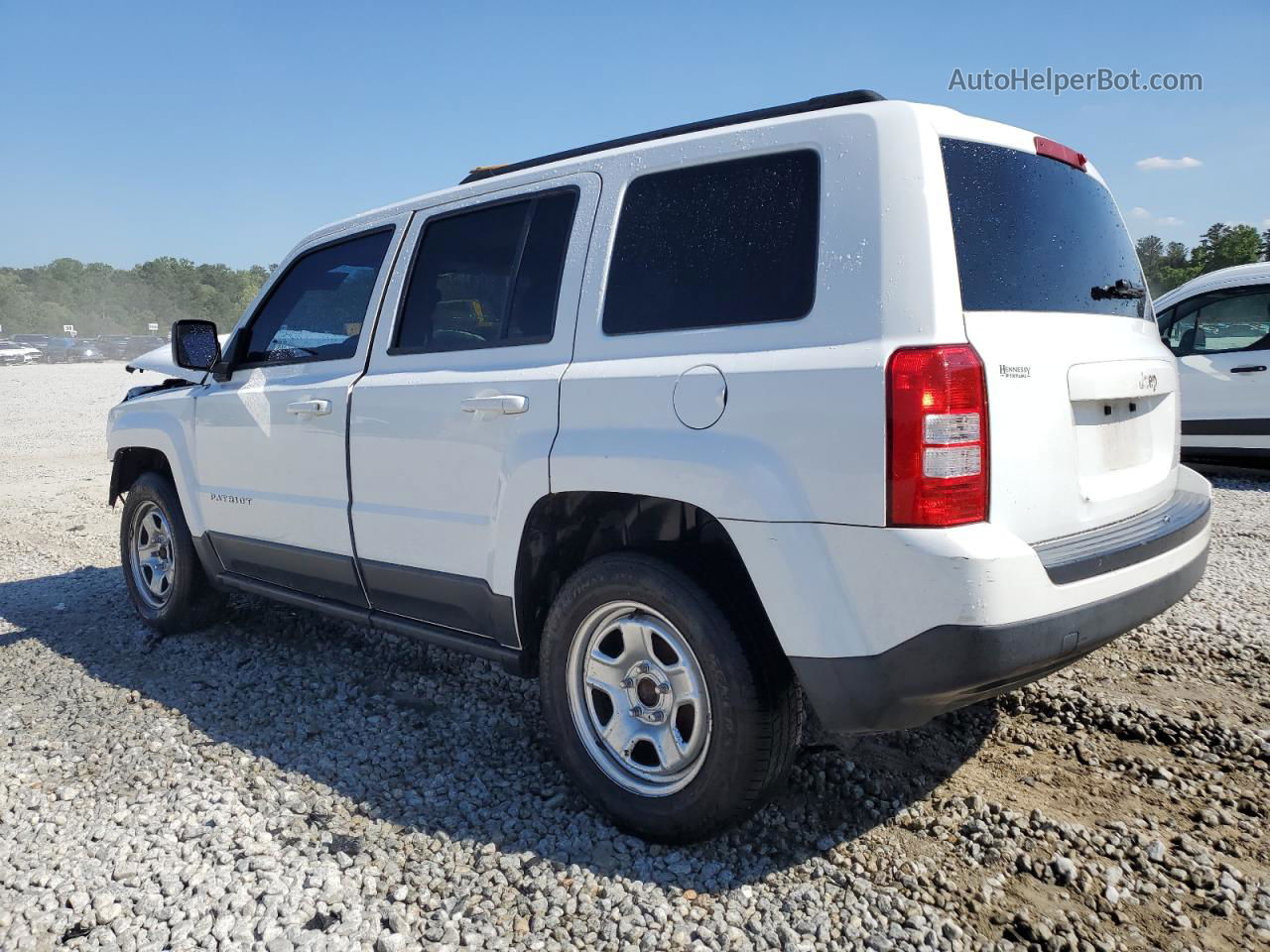 2014 Jeep Patriot Sport White vin: 1C4NJPBB6ED732143