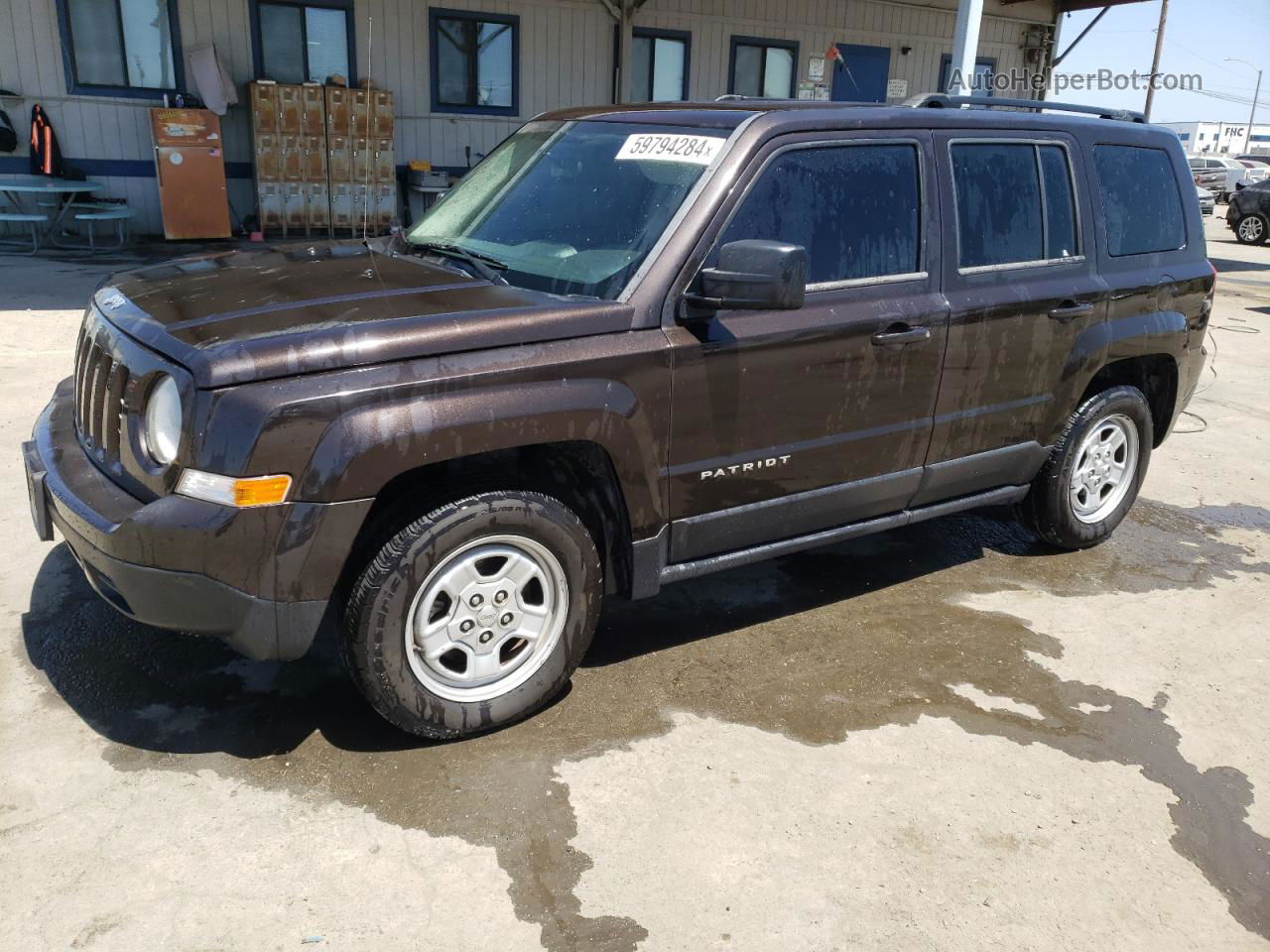 2014 Jeep Patriot Sport Brown vin: 1C4NJPBB6ED793587