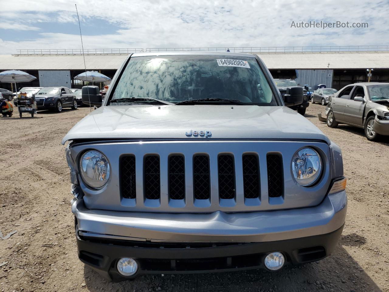 2014 Jeep Patriot Sport Gray vin: 1C4NJPBB6ED803129