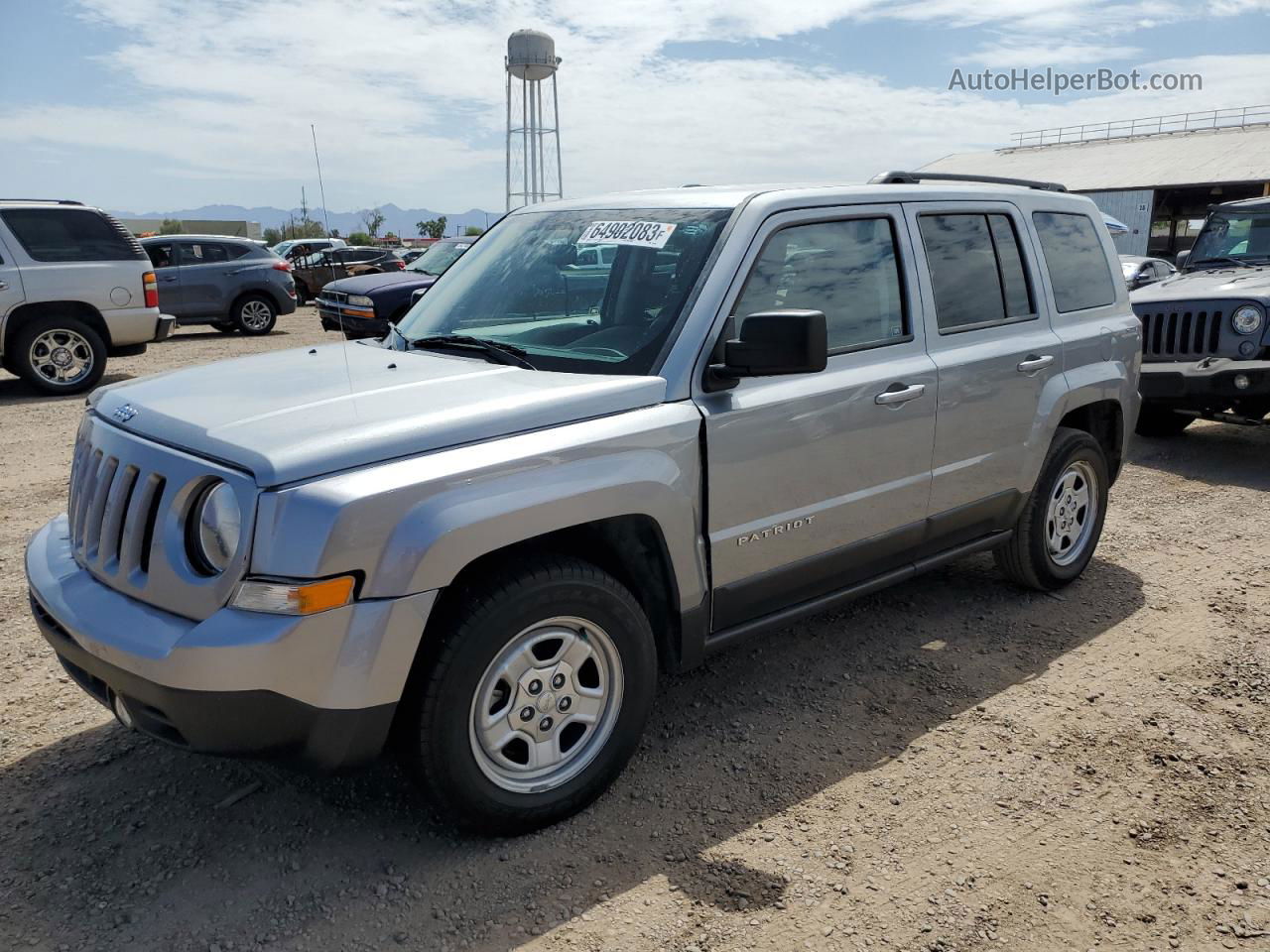 2014 Jeep Patriot Sport Gray vin: 1C4NJPBB6ED803129