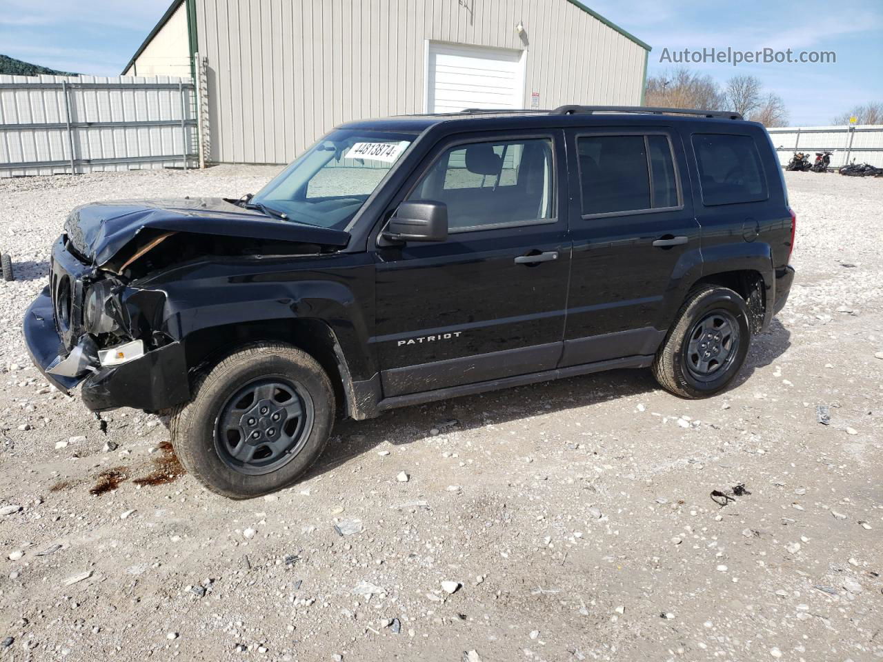 2014 Jeep Patriot Sport Черный vin: 1C4NJPBB6ED827625