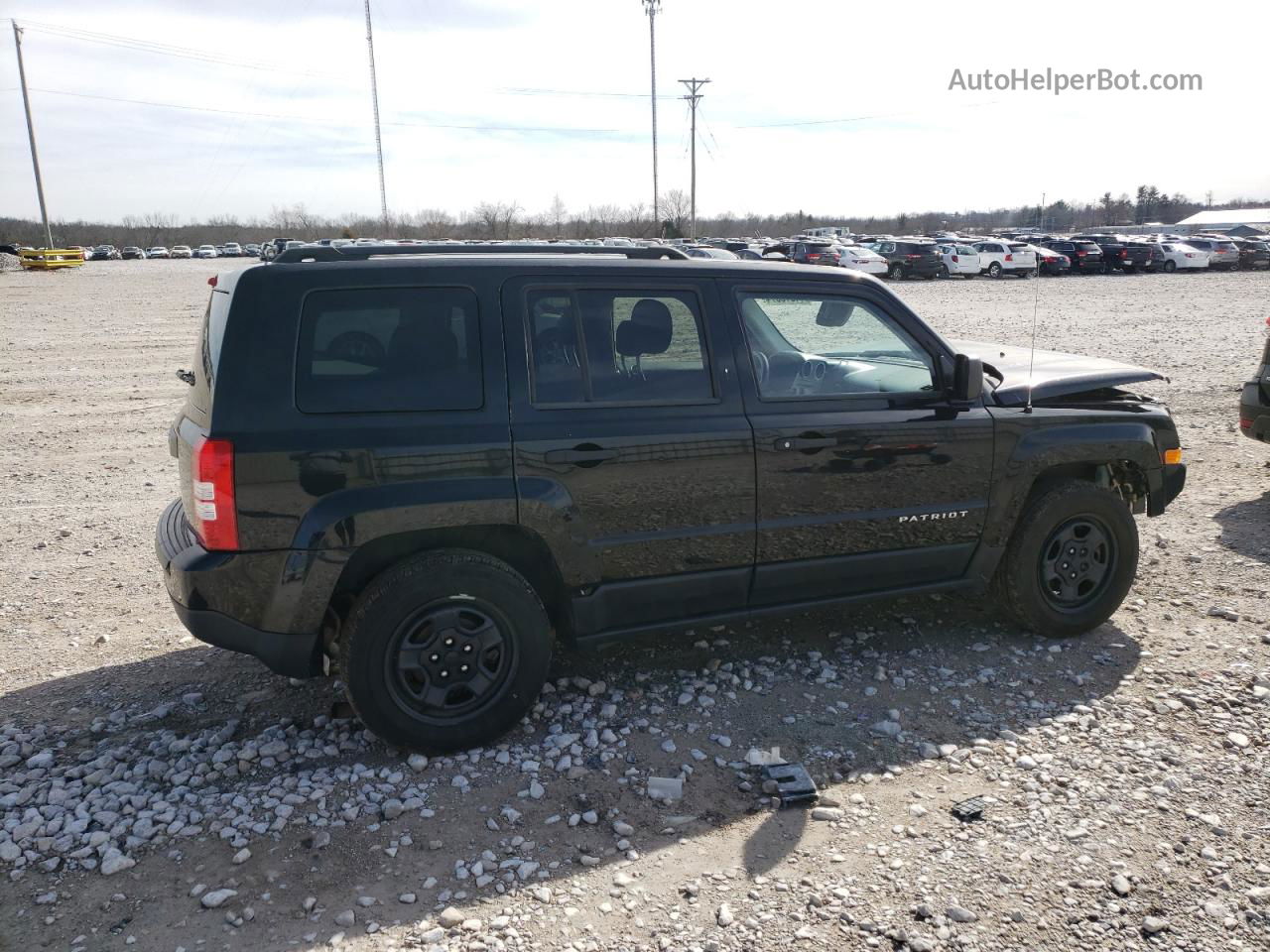 2014 Jeep Patriot Sport Черный vin: 1C4NJPBB6ED827625