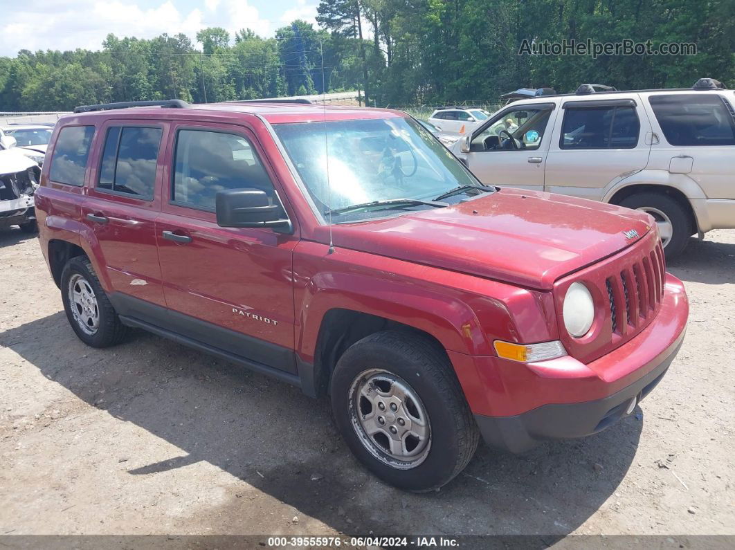 2014 Jeep Patriot Sport Red vin: 1C4NJPBB6ED849818