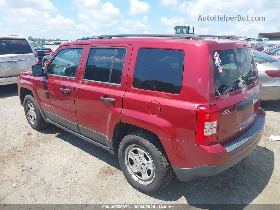 2014 Jeep Patriot Sport Red vin: 1C4NJPBB6ED849818