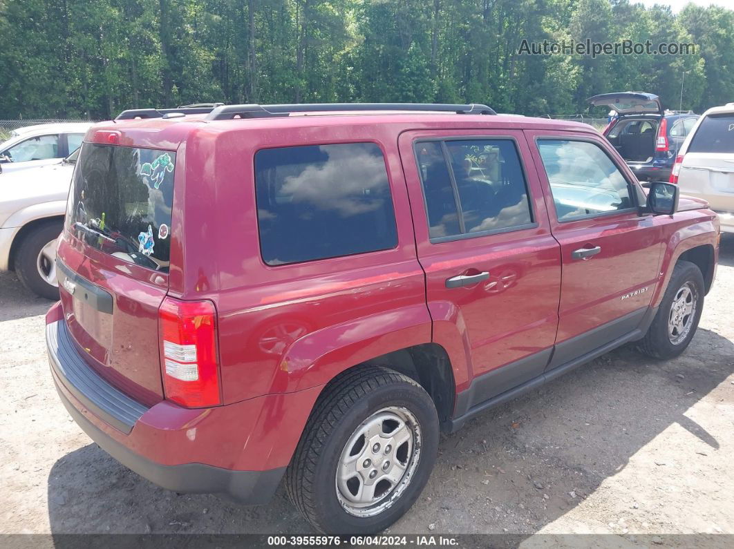 2014 Jeep Patriot Sport Red vin: 1C4NJPBB6ED849818