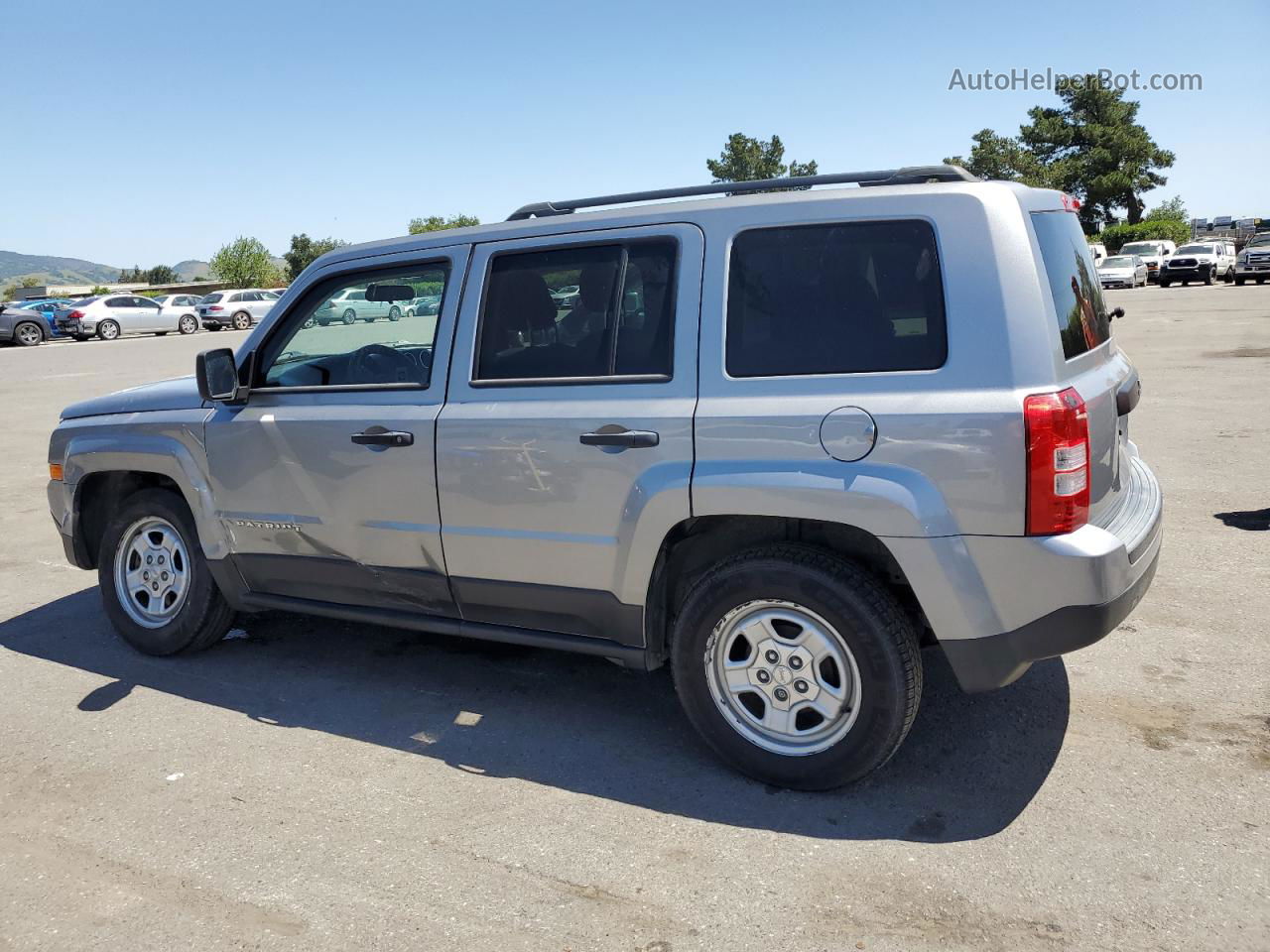 2014 Jeep Patriot Sport Silver vin: 1C4NJPBB6ED886741