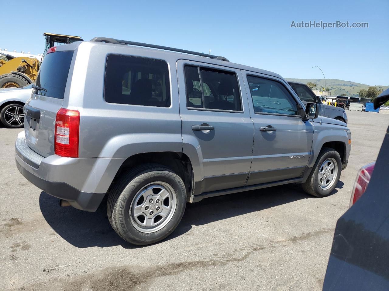 2014 Jeep Patriot Sport Silver vin: 1C4NJPBB6ED886741