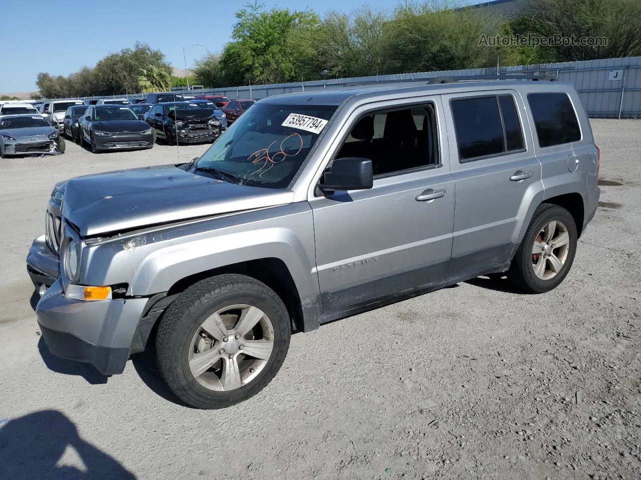 2016 Jeep Patriot Sport Gray vin: 1C4NJPBB6GD513797