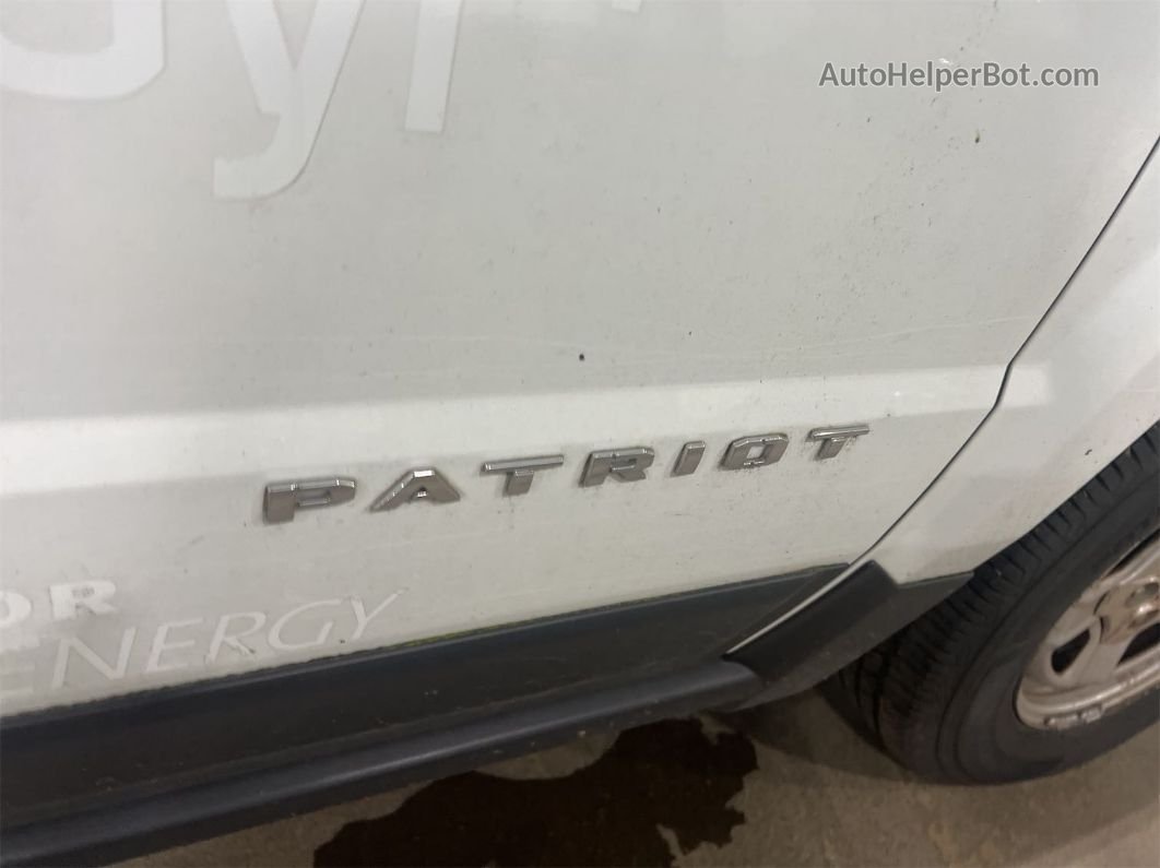 2016 Jeep Patriot Sport Белый vin: 1C4NJPBB6GD527389