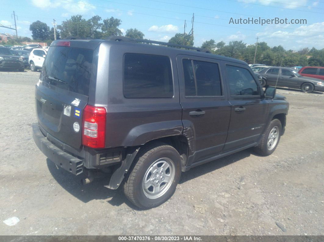 2016 Jeep Patriot Sport Gray vin: 1C4NJPBB6GD802887