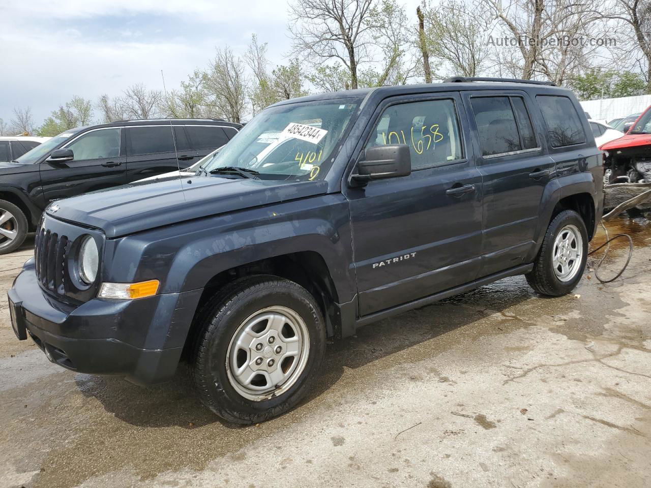 2014 Jeep Patriot Sport Blue vin: 1C4NJPBB7ED529441