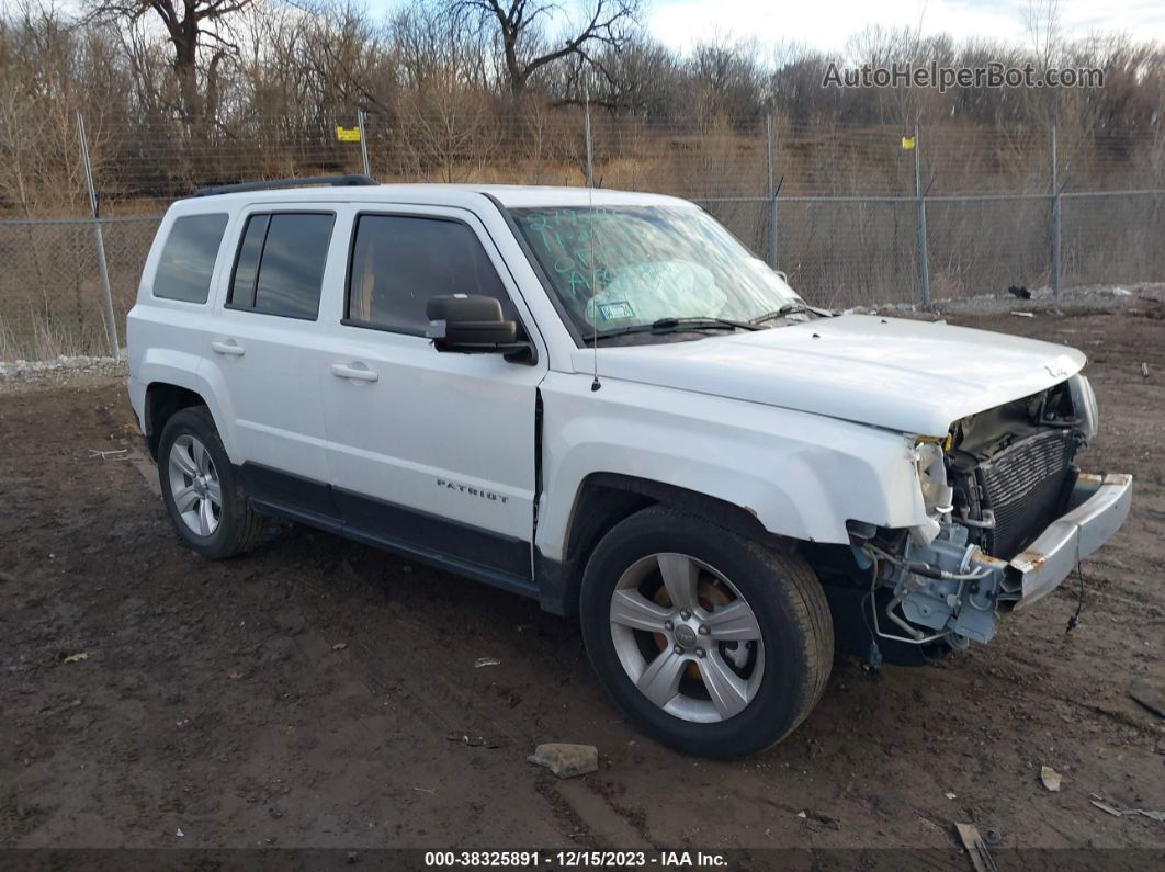 2014 Jeep Patriot Sport White vin: 1C4NJPBB7ED827519