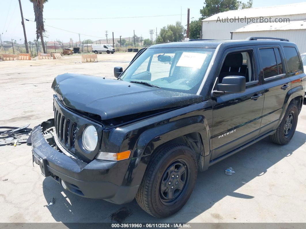 2016 Jeep Patriot Sport Черный vin: 1C4NJPBB7GD603766