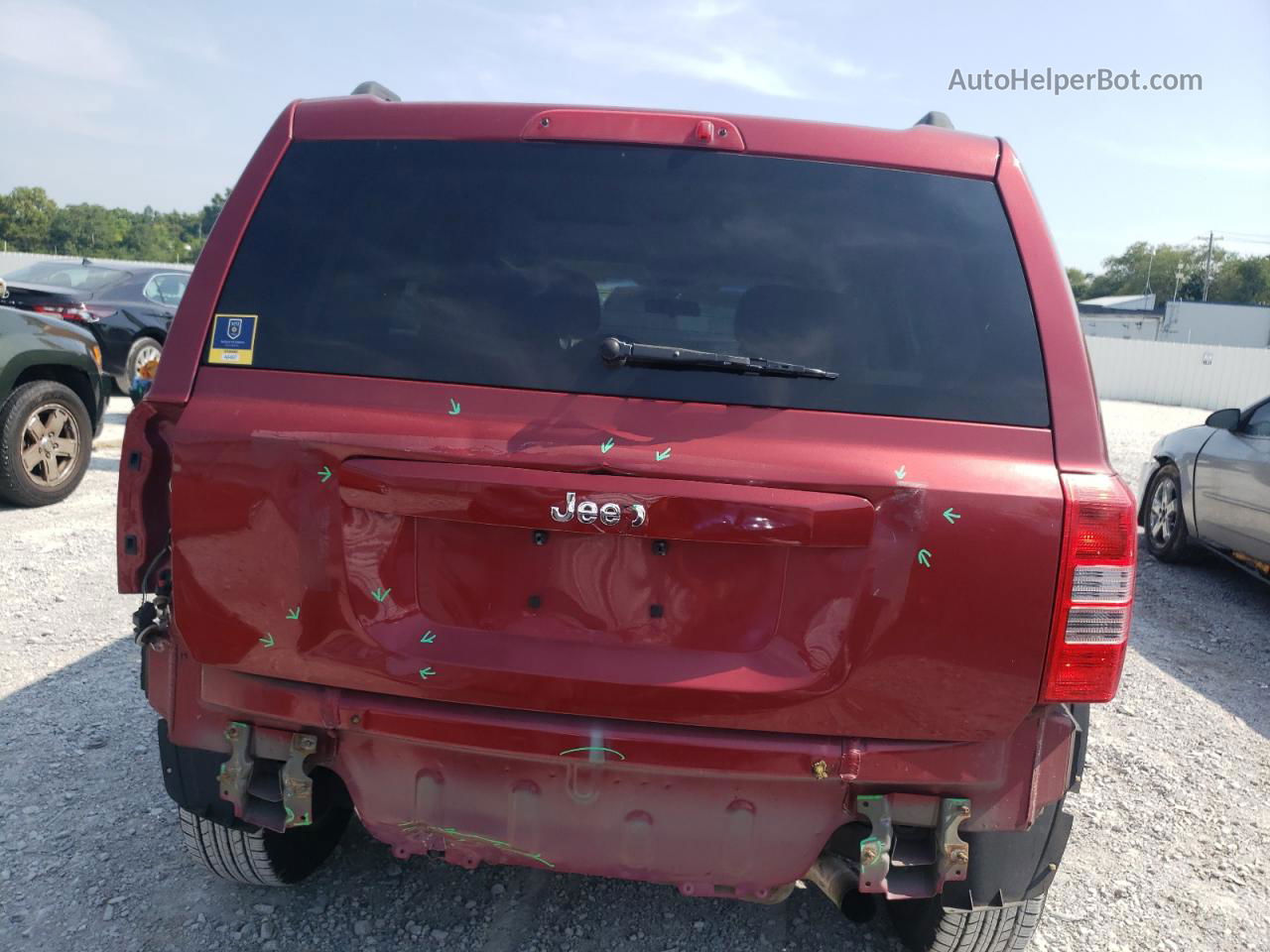 2014 Jeep Patriot Sport Red vin: 1C4NJPBB8ED547320