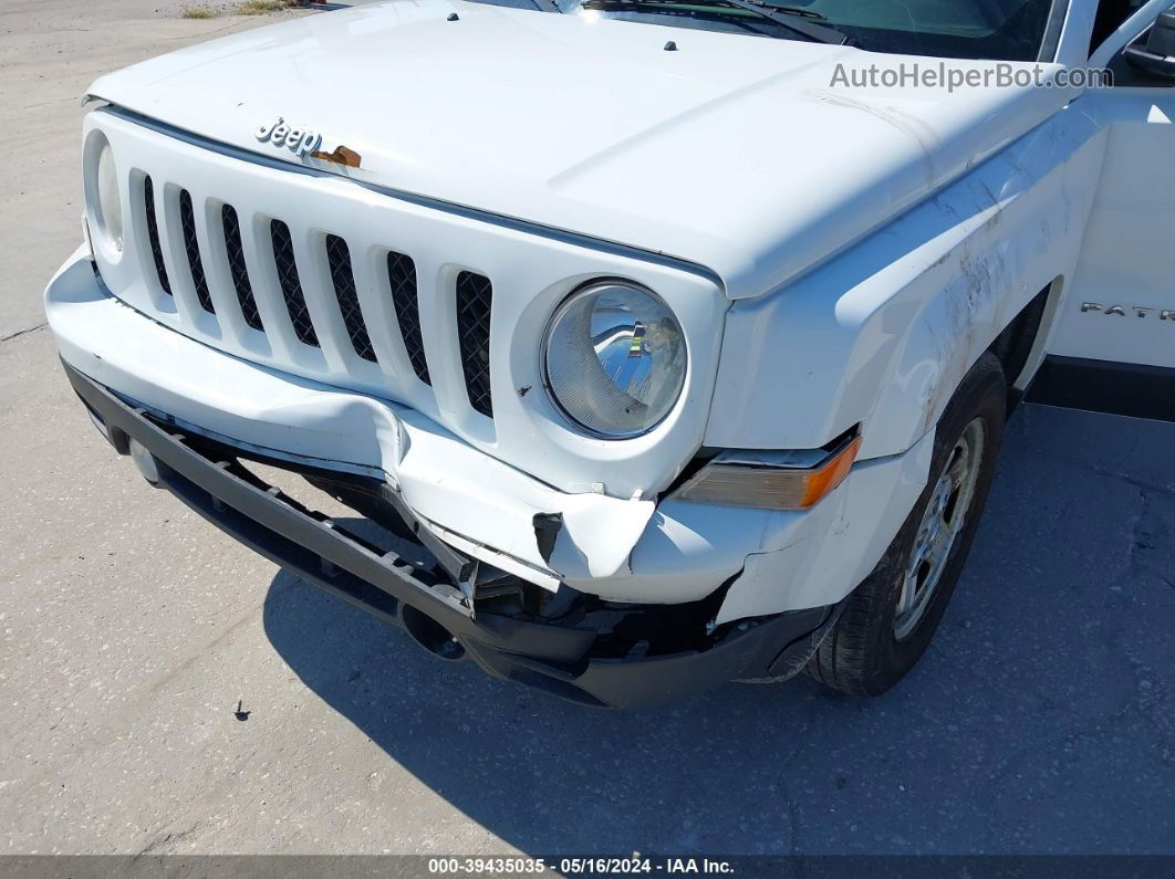 2014 Jeep Patriot Sport White vin: 1C4NJPBB8ED643481