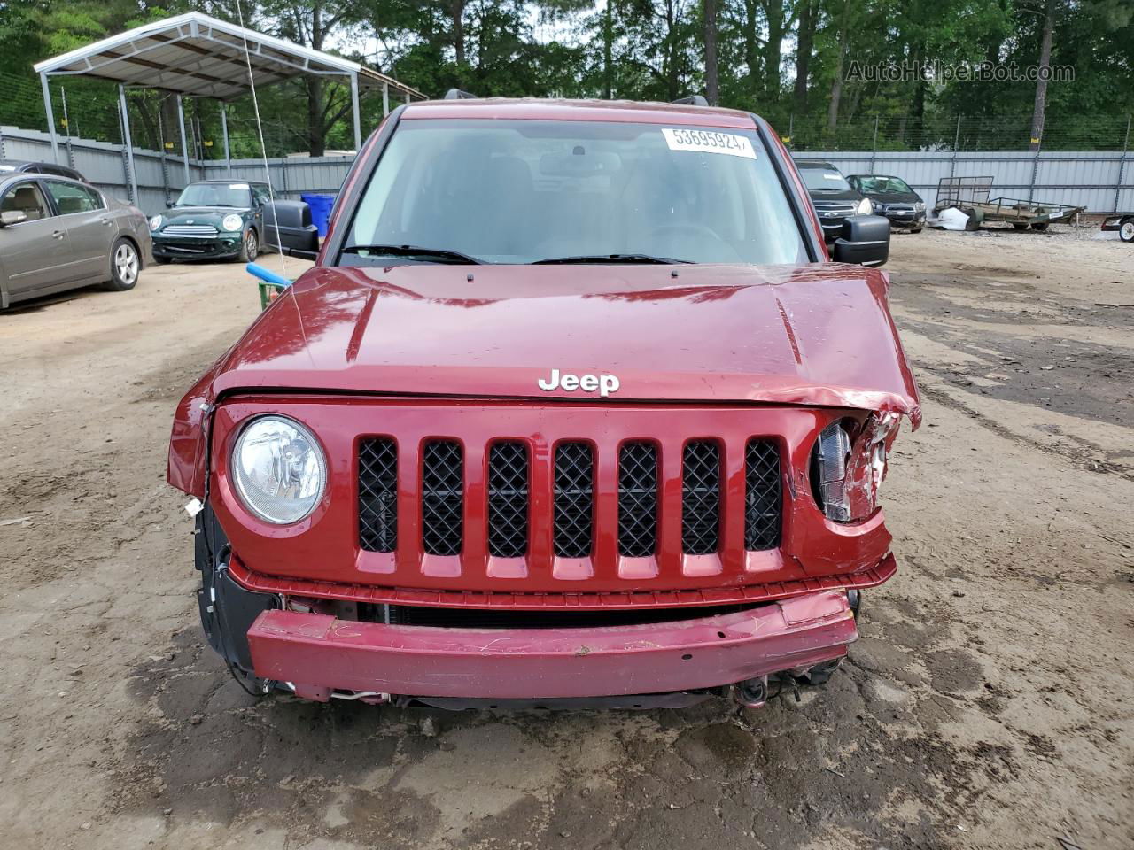 2016 Jeep Patriot Sport Красный vin: 1C4NJPBB8GD683787