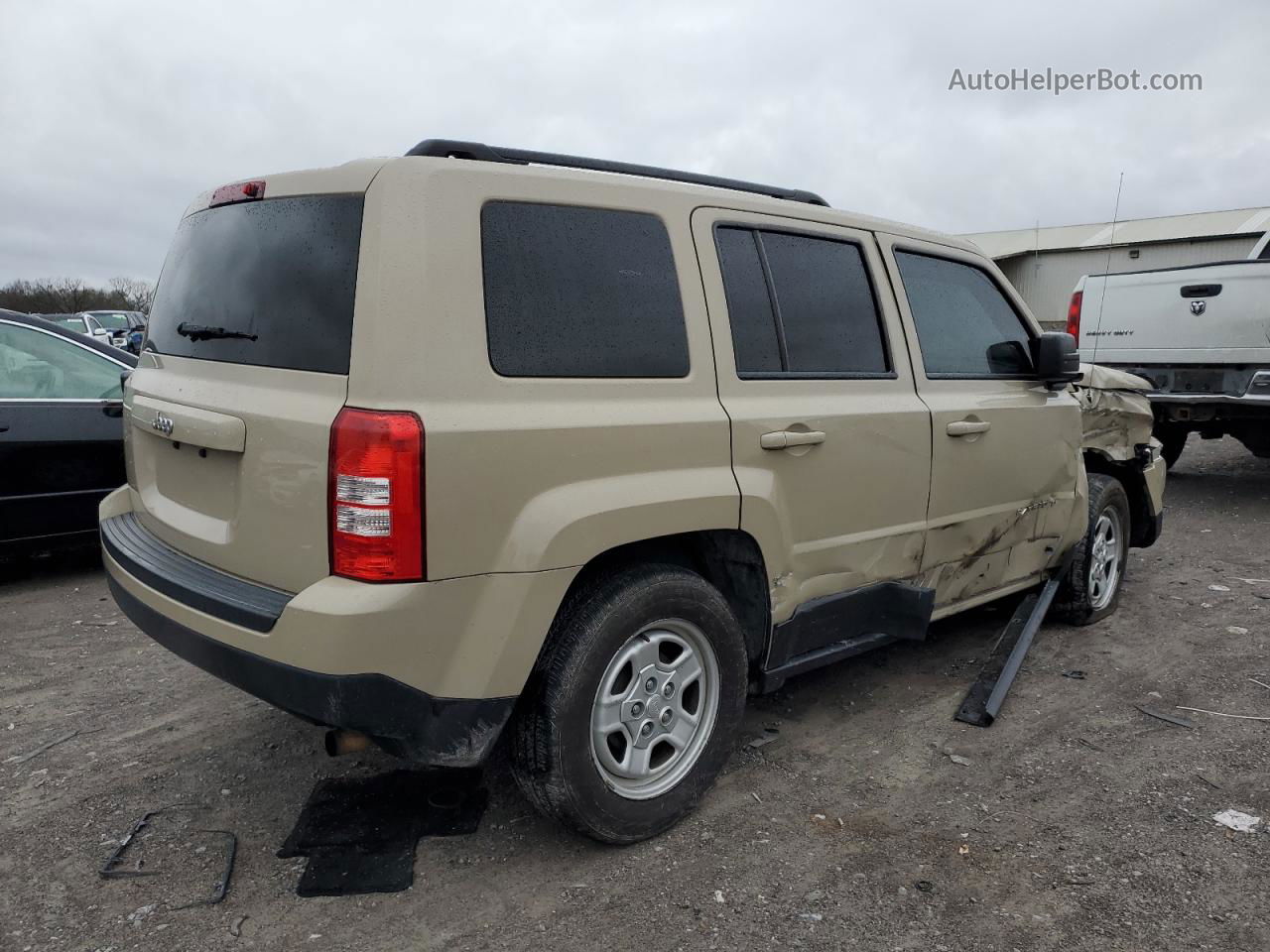 2016 Jeep Patriot Sport Желто-коричневый vin: 1C4NJPBB8GD808657